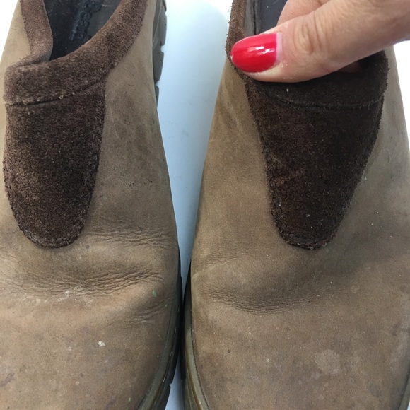 L.L Bean Brown Leather Comfort Casual Slip-On Mocs - Picture 3 of 8